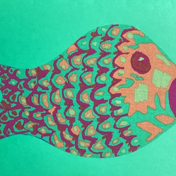 Handmade blank cards (Kaffe Fassett fabrics) #11 - Picture 3 of 4